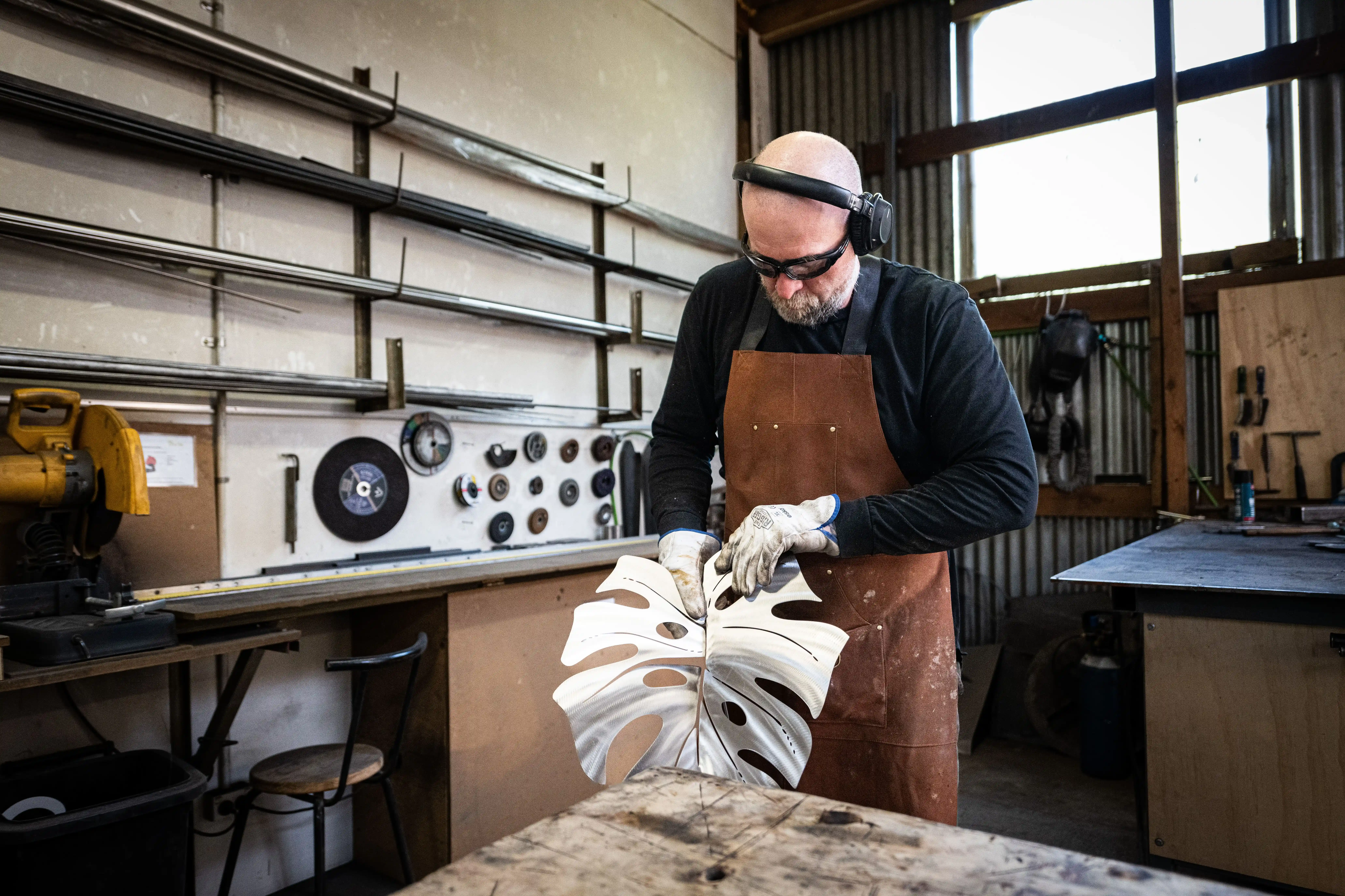 Inside the Cohen Workshop studio, Nelson NZ